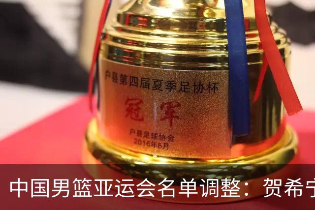 中国男篮亚运会名单调整：贺希宁因伤退赛，崔永熙入选